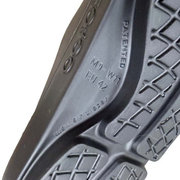 OOFOS OOAHH RECOVERY SLIDE SANDAL - Black Size 9 Men\'s Size 11 Women’s main image 6